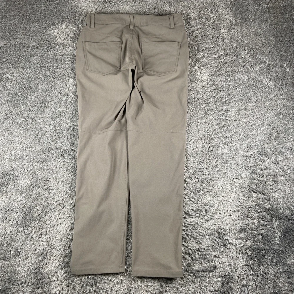 Lululemon ABC Classic Warpstreme Pant Men 29x30 Khaki Technical Trouser Chino